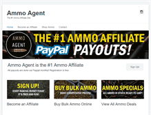 Tablet Screenshot of ammoagent.com